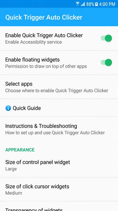 Quick Trigger Auto Clicker